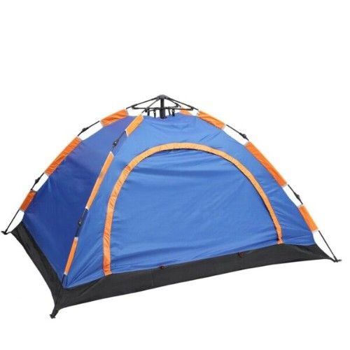 Αυτόματη Pop Up Σκηνή για Camping 4 ατόμων Αδιάβροχη Καλοκαιρινή - 200x200cm Πορτοκαλί-Μπλε Αυτόματη Pop Up Σκηνή για Camping 4 ατόμων Αδιάβροχη Καλοκαιρινή - 200x200cm Πορτοκαλί-Μπλε