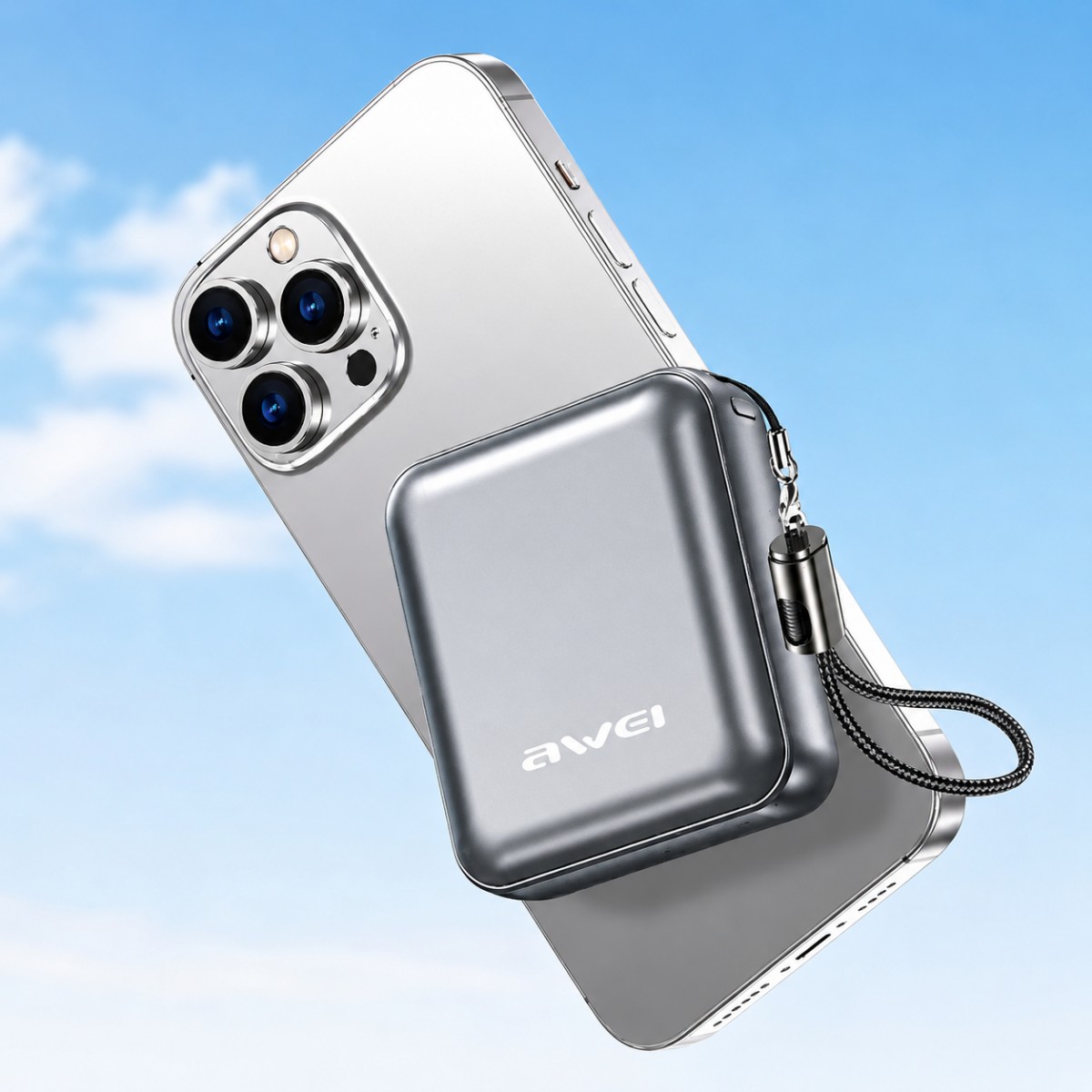 Awei Power Bank 10000mAh – Γρήγορη Φόρτιση 22.5W με Ενσωματωμένο Καλώδιο Awei Power Bank 10000mAh – Γρήγορη Φόρτιση 22.5W με Ενσωματωμένο Καλώδιο