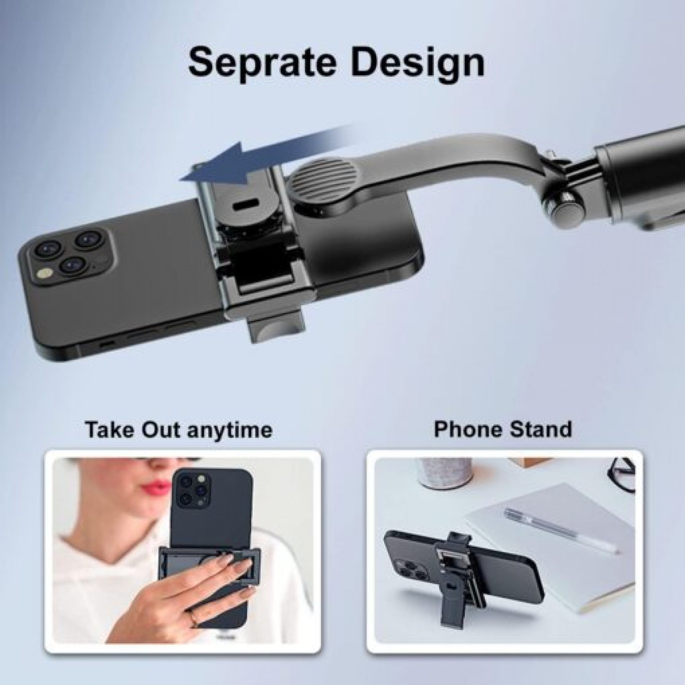 Awei Πτυσσόμενο Μαύρο Selfie Stick 2 σε 1 και Τρίποδο με Ασύρματο Χειριστήριο Awei Πτυσσόμενο Μαύρο Selfie Stick 2 σε 1 και Τρίποδο με Ασύρματο Χειριστήριο