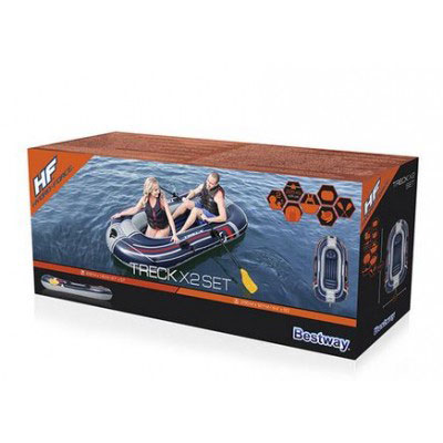 Bestway Φουσκωτή Βάρκα 2 Ατόμων Hydro Force με Κουπιά και Τρόμπα 255x127cm Bestway Φουσκωτή Βάρκα 2 Ατόμων Hydro Force με Κουπιά και Τρόμπα 255x127cm