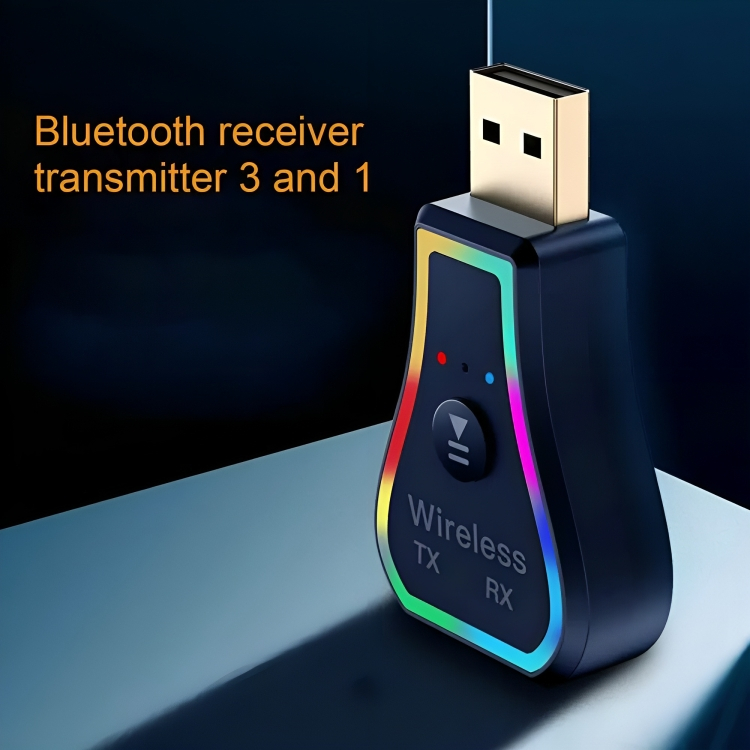 Bluetooth 5.0 Receiver USB με Διπλή Θύρα Εξόδου TX RX Bluetooth 5.0 Receiver USB με Διπλή Θύρα Εξόδου TX RX