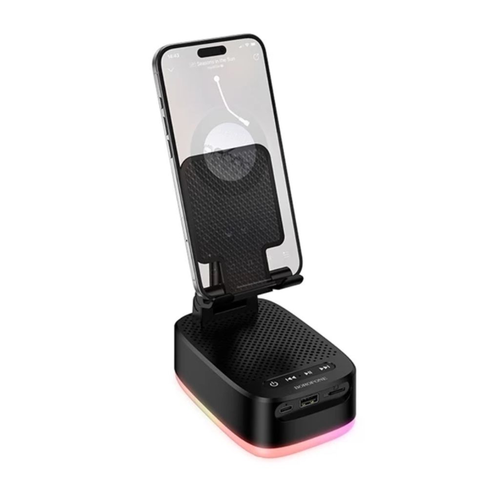Borofone 3-σε-1 Βάση Κινητού με Bluetooth Ηχείο και Power Bank – Πολυλειτουργικός Σταθμός Φόρτισης, Ασύρματο Ηχείο και Ρυθμιζόμενη Βάση Borofone 3-σε-1 Βάση Κινητού με Bluetooth Ηχείο και Power Bank – Πολυλειτουργικός Σταθμός Φόρτισης, Ασύρματο Ηχείο και Ρυθμιζόμενη Βάση