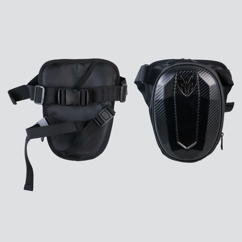 Carbon Διπλό Αδιάβροχο Τσαντάκι Μηρού - Μέσης Αναβάτη Μηχανής - EVA Oxford 120D Μαύρο Carbon Διπλό Αδιάβροχο Τσαντάκι Μηρού - Μέσης Αναβάτη Μηχανής - EVA Oxford 120D Μαύρο