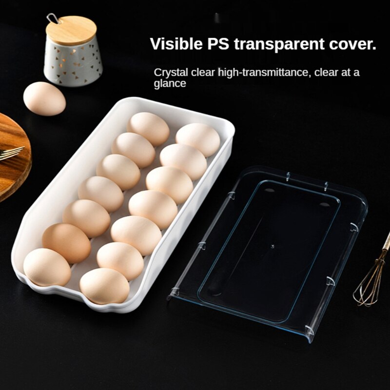 Διάφανη Θήκη Αυγών Ψυγείου Πλαστική 16 Θέσεων 32x17x7cm Διάφανη Θήκη Αυγών Ψυγείου Πλαστική 16 Θέσεων 32x17x7cm
