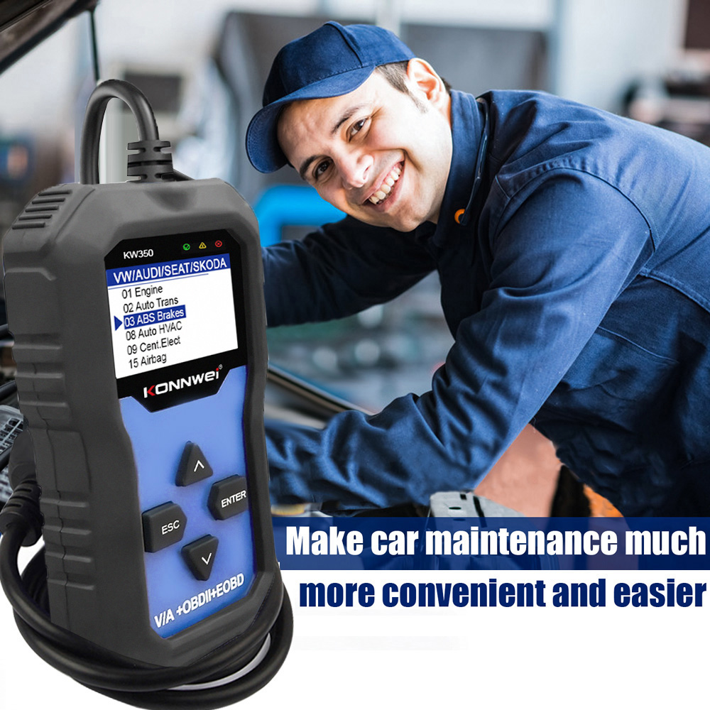 Διαγνωστικό Αυτοκινήτου OBD2 για VW, Audi, Skoda, Seat – Πλήρες Σύστημα με Οθόνη TFT - Konnwei Διαγνωστικό Αυτοκινήτου OBD2 για VW, Audi, Skoda, Seat – Πλήρες Σύστημα με Οθόνη TFT - Konnwei