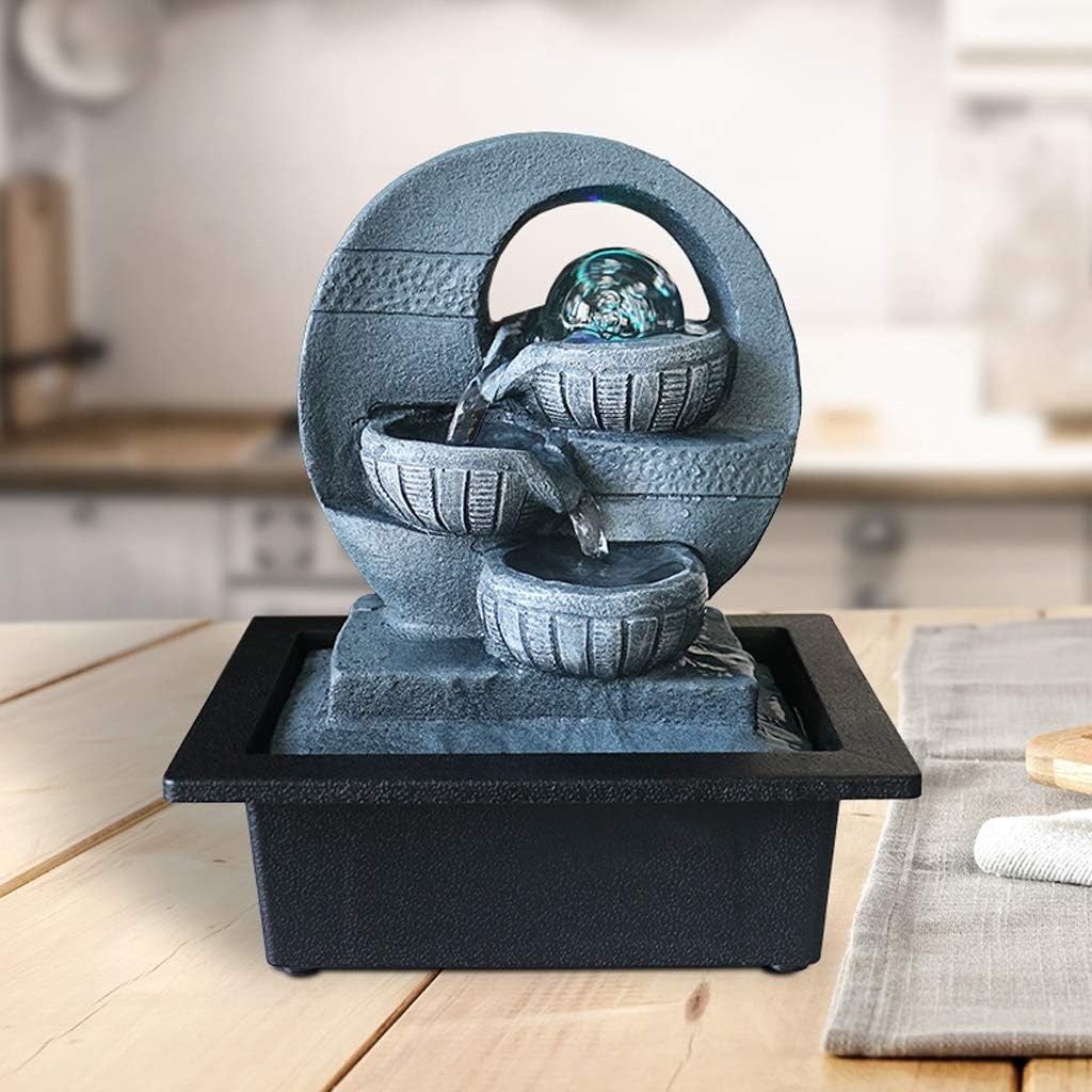 Διακοσμητικό Feng Shui Συντριβάνι Καταρράκτης με Φωτισμό LED - 26 x 23 x 18 εκ Διακοσμητικό Feng Shui Συντριβάνι Καταρράκτης με Φωτισμό LED - 26 x 23 x 18 εκ