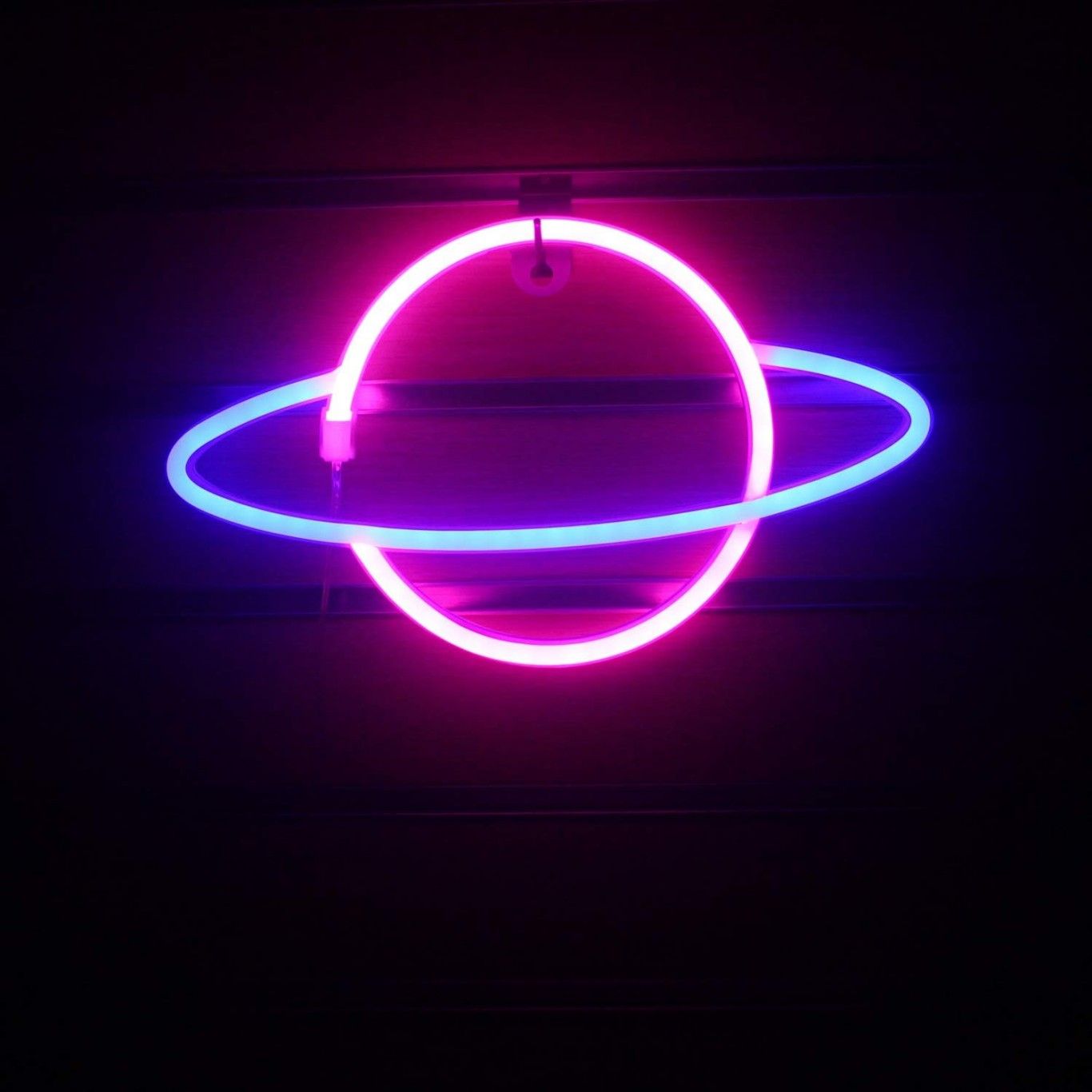 Διακοσμητικό Neon LED Φωτιστικό Πλανήτης Κρόνος Decoration Lamp Saturn 17x30 cm Διακοσμητικό Neon LED Φωτιστικό Πλανήτης Κρόνος Decoration Lamp Saturn 17x30 cm