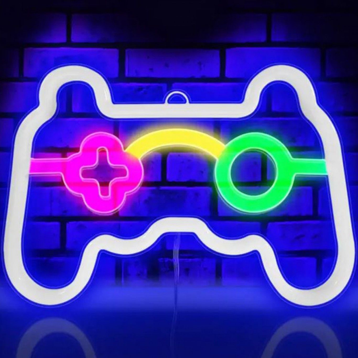 Διακοσμητικό Neon LED Φωτιστικό Χειριστήριο Παιχνιδομηχανής Decoration Lamp Gamepad 17x25 cm Διακοσμητικό Neon LED Φωτιστικό Χειριστήριο Παιχνιδομηχανής Decoration Lamp Gamepad 17x25 cm
