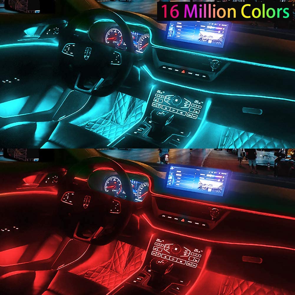 Διακοσμητικός Andowl Φωτισμός Αυτοκινήτου RGB LED Strip Neon 12V Διακοσμητικός Andowl Φωτισμός Αυτοκινήτου RGB LED Strip Neon 12V