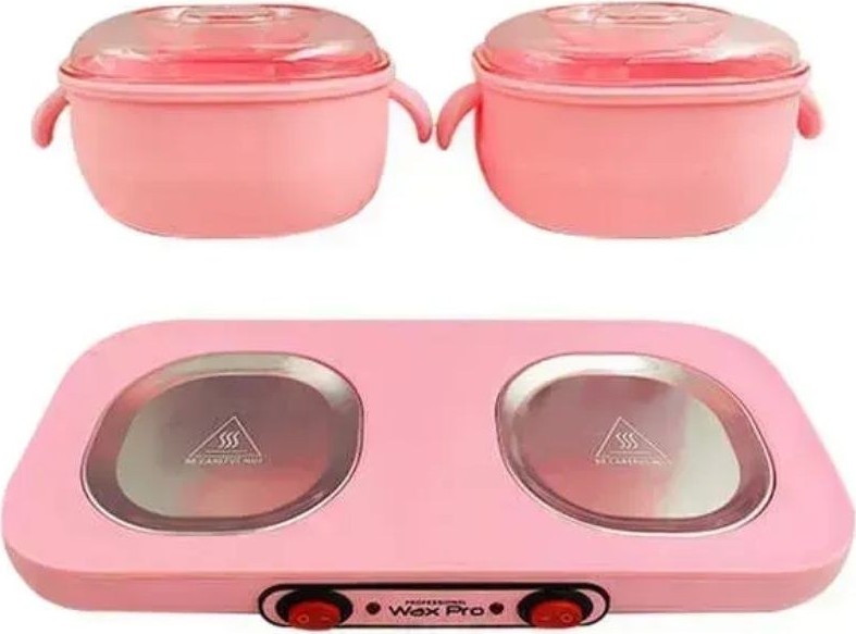 Διπλή Κεριέρα Αποτρίχωσης Wax Pro 100W για Γρήγορη Θέρμανση - 2 Δοχεία Σιλικόνης 400ml, Επαγγελματική Χρήση Διπλή Κεριέρα Αποτρίχωσης Wax Pro 100W για Γρήγορη Θέρμανση - 2 Δοχεία Σιλικόνης 400ml, Επαγγελματική Χρήση