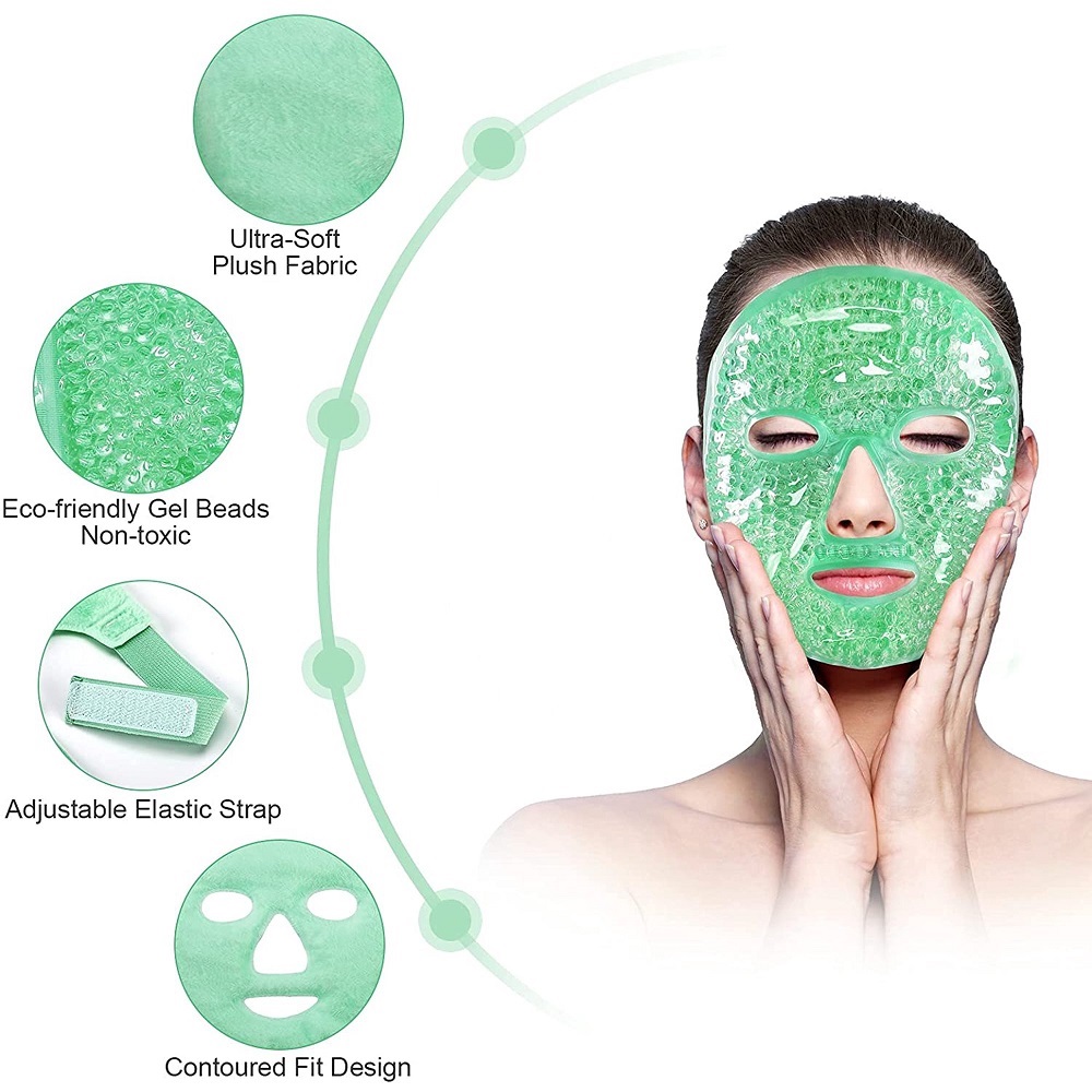 Διπλής Όψεως Μάσκα Προσώπου Gel για Ζεστή & Κρύα Θεραπεία Διπλής Όψεως Μάσκα Προσώπου Gel για Ζεστή & Κρύα Θεραπεία