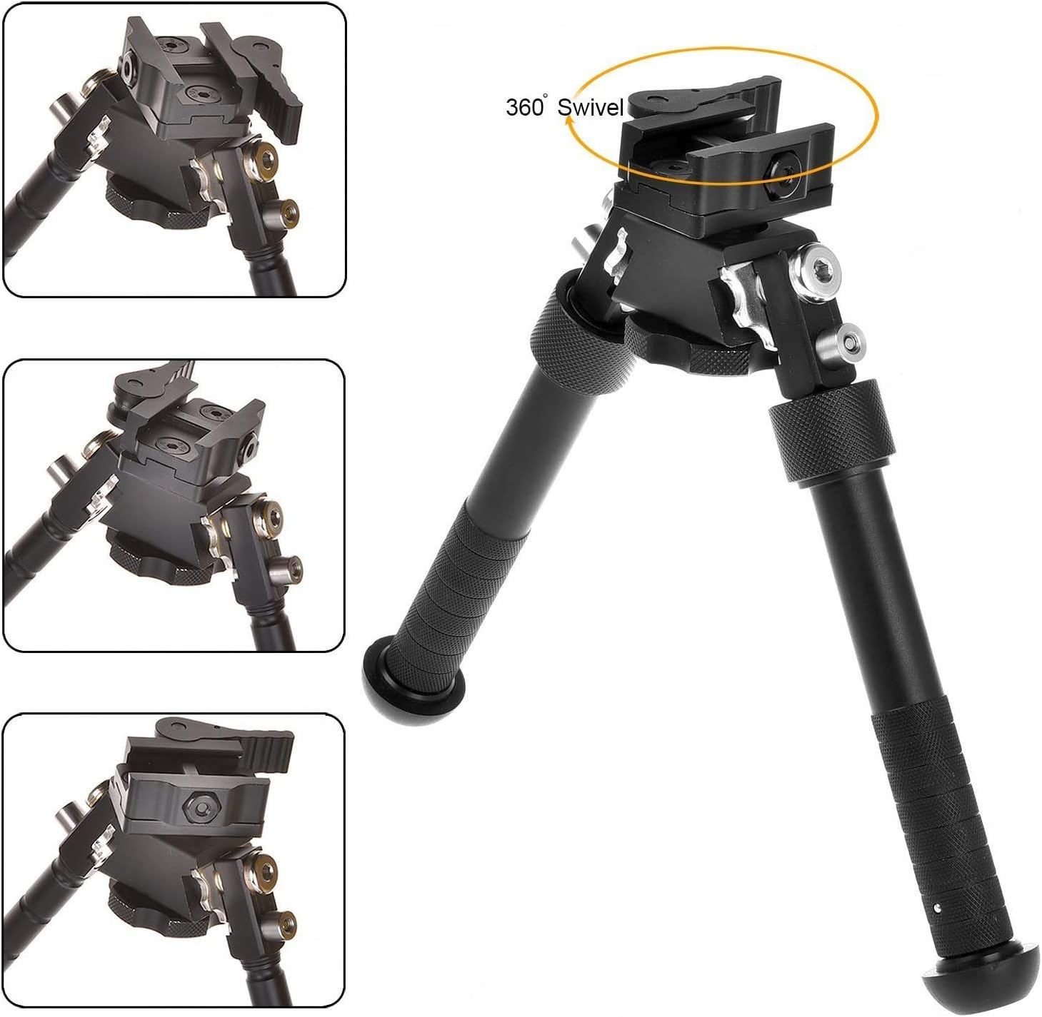 Δίποδο Τουφεκιού Ρυθμιζόμενου Ύψους 6-9” V8 360 Μοιρών με Ρυθμιζόμενο Σφιγκτήρα Ράγα Δίποδο Τουφεκιού Ρυθμιζόμενου Ύψους 6-9” V8 360 Μοιρών με Ρυθμιζόμενο Σφιγκτήρα Ράγα