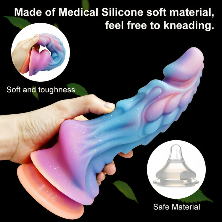 Dragon 22cm Παχύ, Μαλακό & Ευλύγιστο Ανάγλυφο Dildo Σιλικόνης με Ραβδώσεις & Ισχυρή Βεντούζα - Neon Πολύχρωμος Δράκος Dragon 22cm Παχύ, Μαλακό & Ευλύγιστο Ανάγλυφο Dildo Σιλικόνης με Ραβδώσεις & Ισχυρή Βεντούζα - Neon Πολύχρωμος Δράκος