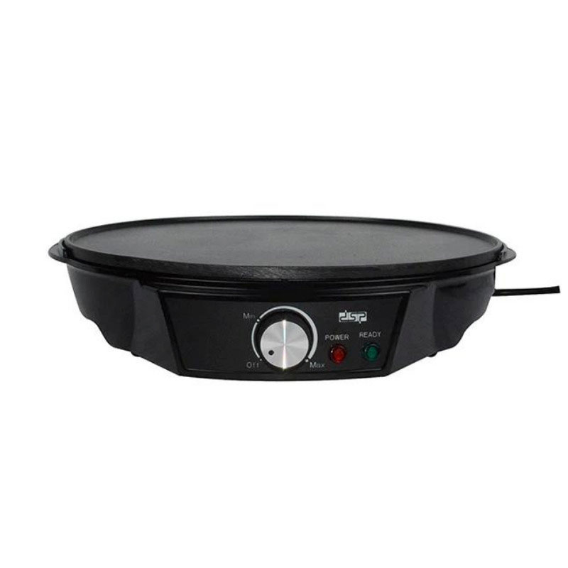 DSP Επαγγελματική Ηλεκτρική Κρεπιέρα 1200W με Ρύθμιση Θερμοκρασίας Μαύρο - Crepe Maker KC3018 DSP Επαγγελματική Ηλεκτρική Κρεπιέρα 1200W με Ρύθμιση Θερμοκρασίας Μαύρο - Crepe Maker KC3018