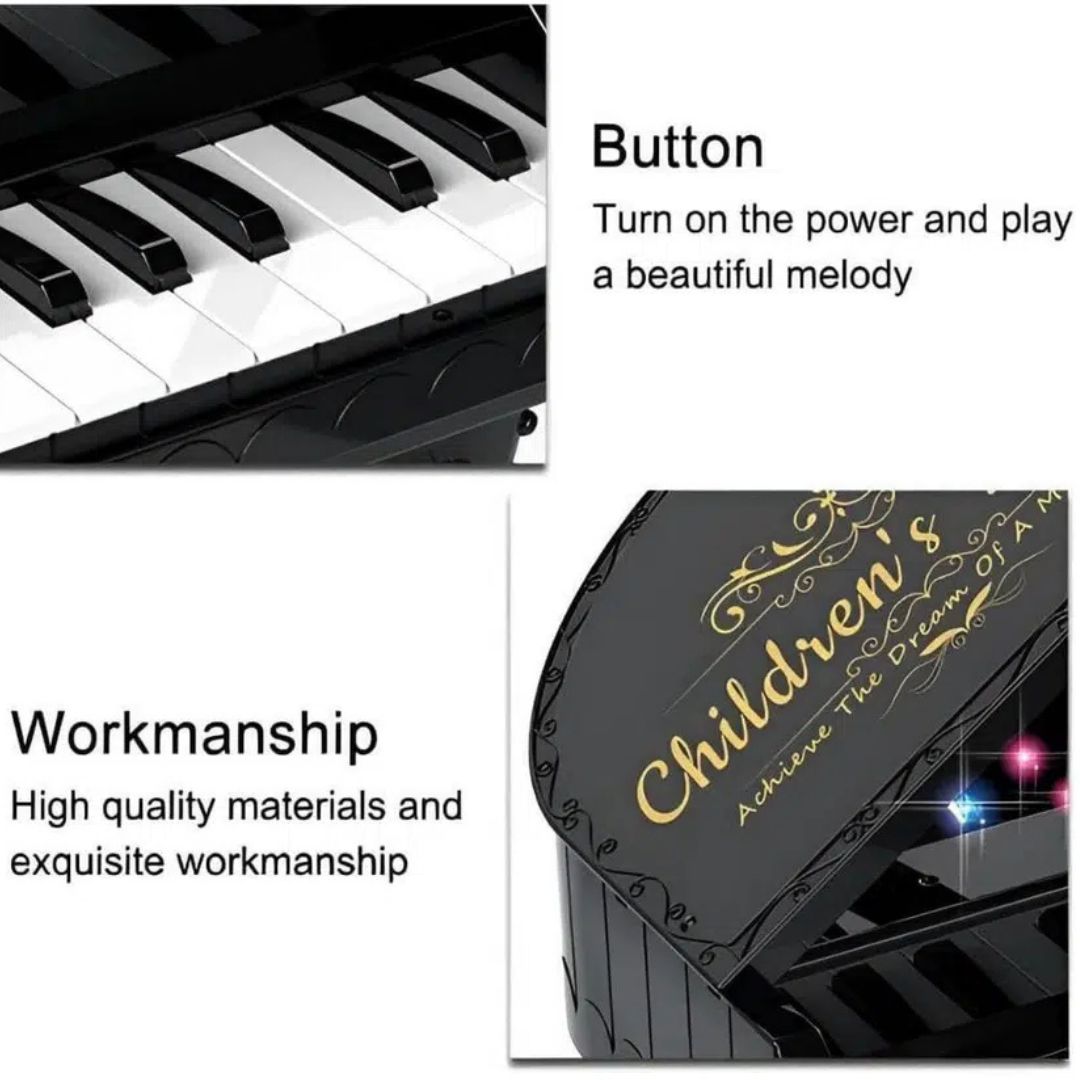 Εκπαιδευτικό Μουσικό Παιχνίδι Πιάνο με 13 Μουσικά Προγράμματα και Πολύχρωμο Φωτισμό Εκπαιδευτικό Μουσικό Παιχνίδι Πιάνο με 13 Μουσικά Προγράμματα και Πολύχρωμο Φωτισμό