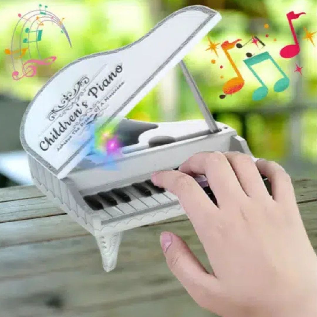 Εκπαιδευτικό Μουσικό Παιχνίδι Πιάνο με 13 Μουσικά Προγράμματα και Πολύχρωμο Φωτισμό Εκπαιδευτικό Μουσικό Παιχνίδι Πιάνο με 13 Μουσικά Προγράμματα και Πολύχρωμο Φωτισμό