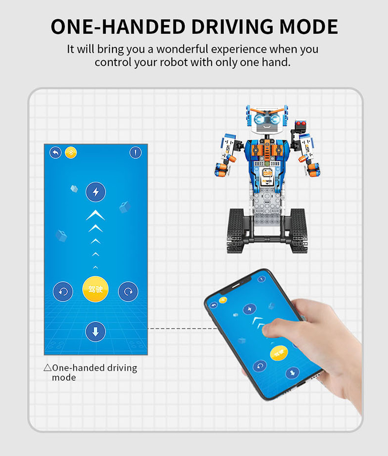 Εκπαιδευτικό Παιχνίδι Έξυπνο Συναρμολογούμενο Τηλεκατευθυνόμενο Ρομπότ Εκπαιδευτικό Παιχνίδι Έξυπνο Συναρμολογούμενο Τηλεκατευθυνόμενο Ρομπότ