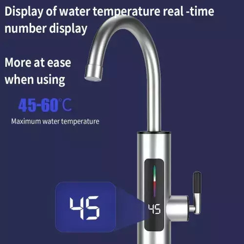 Έξυπνος Ηλεκτρικός Ταχυθερμαντήρας Βρύσης με Οθόνη LED 3000W Έξυπνος Ηλεκτρικός Ταχυθερμαντήρας Βρύσης με Οθόνη LED 3000W