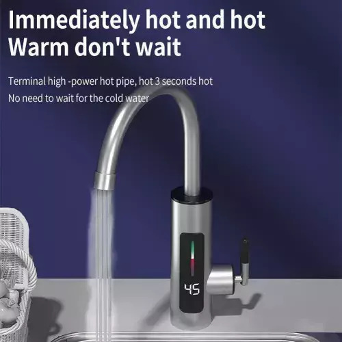 Έξυπνος Ηλεκτρικός Ταχυθερμαντήρας Βρύσης με Οθόνη LED 3000W Έξυπνος Ηλεκτρικός Ταχυθερμαντήρας Βρύσης με Οθόνη LED 3000W