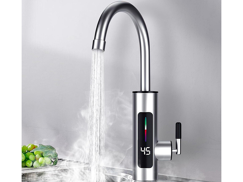 Έξυπνος Ηλεκτρικός Ταχυθερμαντήρας Βρύσης με Οθόνη LED 3000W Έξυπνος Ηλεκτρικός Ταχυθερμαντήρας Βρύσης με Οθόνη LED 3000W