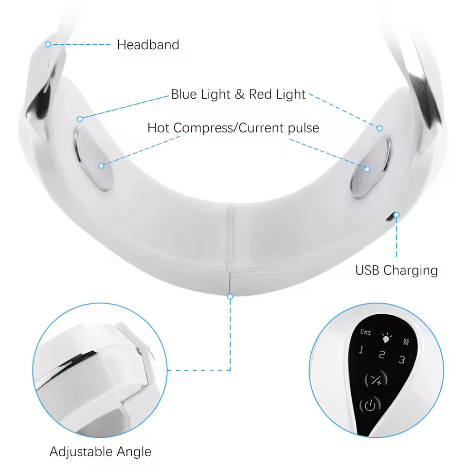 EMS Συσκευή Lifting Προσώπου & Σαγονιού με Δόνηση, LED & Θερμότητα EMS Συσκευή Lifting Προσώπου & Σαγονιού με Δόνηση, LED & Θερμότητα