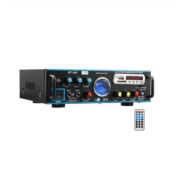 Ενισχυτής 80 Watt Ψηφιακό Ηχοσύστημα Καραόκε 12V-220V MP3 Player με σύνδεση Bluetooth - USB - AUX με Τηλεχειριστήριο Ενισχυτής 80 Watt Ψηφιακό Ηχοσύστημα Καραόκε 12V-220V MP3 Player με σύνδεση Bluetooth - USB - AUX με Τηλεχειριστήριο