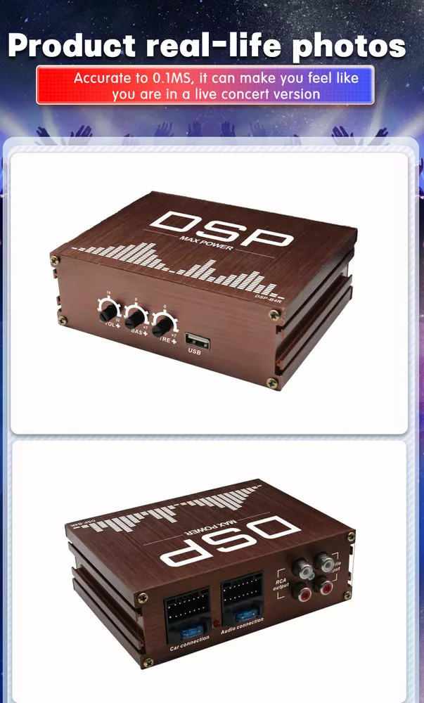 Ενισχυτής Ήχου Αυτοκινήτου DSP 4 Καναλιών 200W με Έλεγχο APP & USB Ενισχυτής Ήχου Αυτοκινήτου DSP 4 Καναλιών 200W με Έλεγχο APP & USB