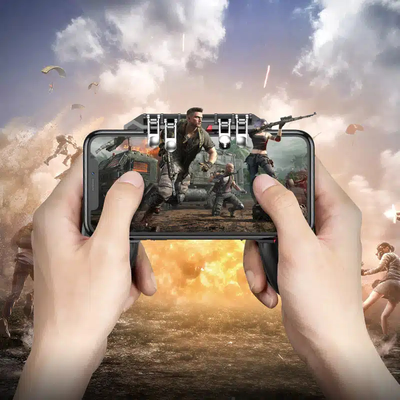 Ενσύρματο Χειριστήριο Παιχνιδιών - Gamepad με 6 Πλήκτρα Οθόνης για iOS και Android Ενσύρματο Χειριστήριο Παιχνιδιών - Gamepad με 6 Πλήκτρα Οθόνης για iOS και Android