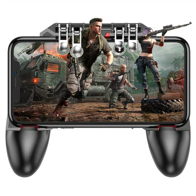 Ενσύρματο Χειριστήριο Παιχνιδιών - Gamepad με 6 Πλήκτρα Οθόνης για iOS και Android Ενσύρματο Χειριστήριο Παιχνιδιών - Gamepad με 6 Πλήκτρα Οθόνης για iOS και Android