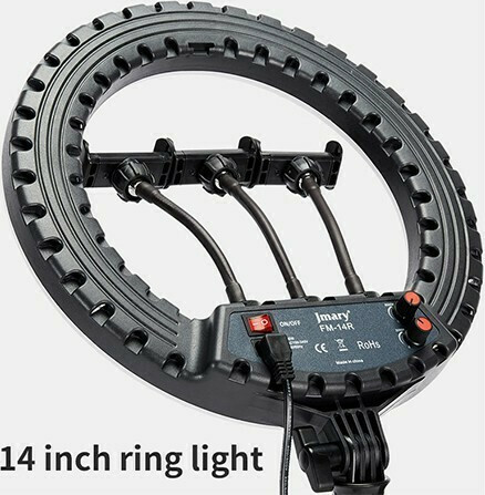 Επαγγελματικό Φωτιστικό Ring Light 34εκ. με Βάσεις για Κινητό και Χειριστήριο Επαγγελματικό Φωτιστικό Ring Light 34εκ. με Βάσεις για Κινητό και Χειριστήριο
