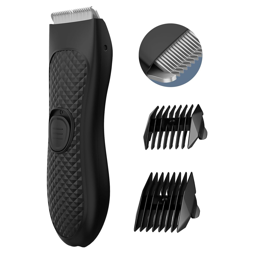 Επαναφορτιζόμενη Αδιάβροχη Ξυριστική Μηχανή Προσώπου και Σώματος Hoco Μαύρη Επαναφορτιζόμενη Αδιάβροχη Ξυριστική Μηχανή Προσώπου και Σώματος Hoco Μαύρη