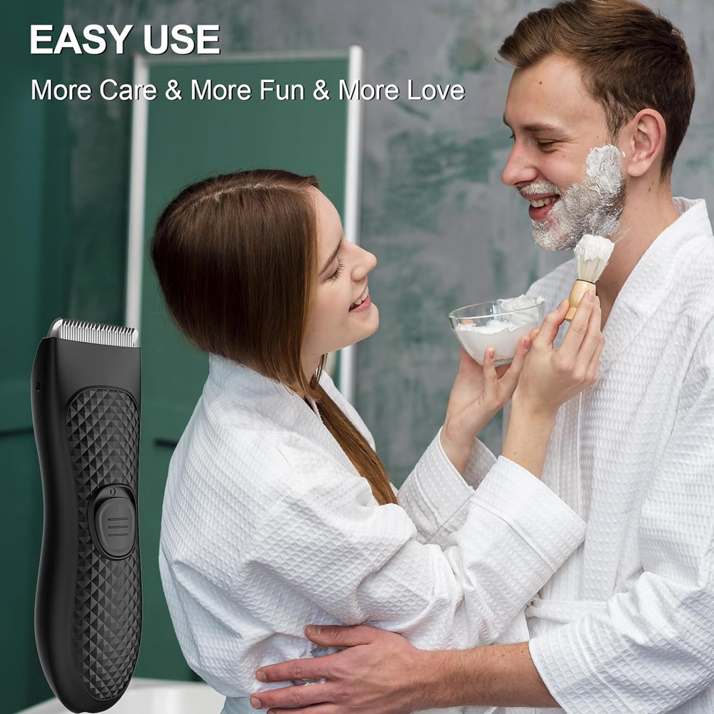 Επαναφορτιζόμενη Αδιάβροχη Ξυριστική Μηχανή Προσώπου και Σώματος Hoco Μαύρη Επαναφορτιζόμενη Αδιάβροχη Ξυριστική Μηχανή Προσώπου και Σώματος Hoco Μαύρη