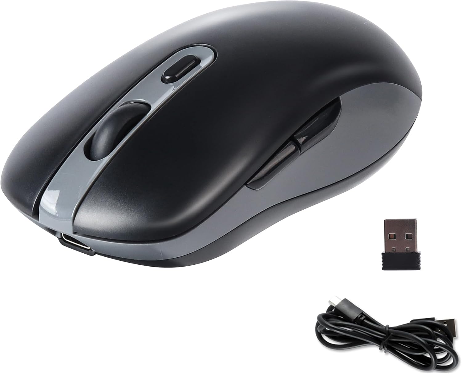 Επαναφορτιζόμενο Ασύρματο Ποντίκι Διπλής Λειτουργίας USB 2.4G & Bluetooth Επαναφορτιζόμενο Ασύρματο Ποντίκι Διπλής Λειτουργίας USB 2.4G & Bluetooth