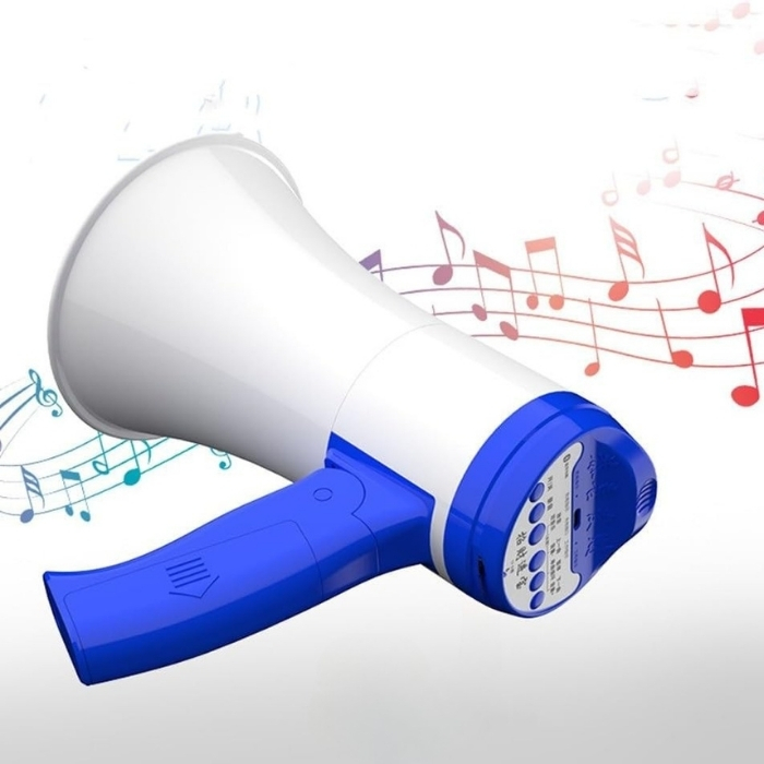 Επαναφορτιζόμενο Ηλεκτρικό Μεγάφωνο - Τηλεβόας 35W με Bluetooth και Καταγραφή Φωνής Επαναφορτιζόμενο Ηλεκτρικό Μεγάφωνο - Τηλεβόας 35W με Bluetooth και Καταγραφή Φωνής