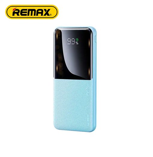 Επαναφορτιζόμενο Power Bank Remax Γρήγορης Φορτιστής 10000mAh 20W/22.5w USB & Type-C θύρες με Ενσωματωμένη Οθόνη Γαλάζιο Επαναφορτιζόμενο Power Bank Remax Γρήγορης Φορτιστής 10000mAh 20W/22.5w USB & Type-C θύρες με Ενσωματωμένη Οθόνη Γαλάζιο