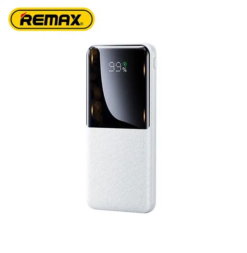 Επαναφορτιζόμενο Power Bank Remax Γρήγορης Φορτιστής 10000mAh 20W/22.5w USB & Type-C θύρες με Ενσωματωμένη Οθόνη Λευκό Επαναφορτιζόμενο Power Bank Remax Γρήγορης Φορτιστής 10000mAh 20W/22.5w USB & Type-C θύρες με Ενσωματωμένη Οθόνη Λευκό