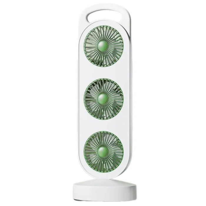 Επαναφορτιζόμενος Ανεμιστήρας Τριπλής Ροής Αέρα – Ισχυρός, Αθόρυβος και Φορητός Επαναφορτιζόμενος Ανεμιστήρας Τριπλής Ροής Αέρα – Ισχυρός, Αθόρυβος και Φορητός