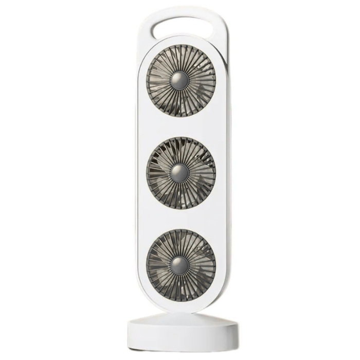 Επαναφορτιζόμενος Ανεμιστήρας Τριπλής Ροής Αέρα – Ισχυρός, Αθόρυβος και Φορητός Επαναφορτιζόμενος Ανεμιστήρας Τριπλής Ροής Αέρα – Ισχυρός, Αθόρυβος και Φορητός