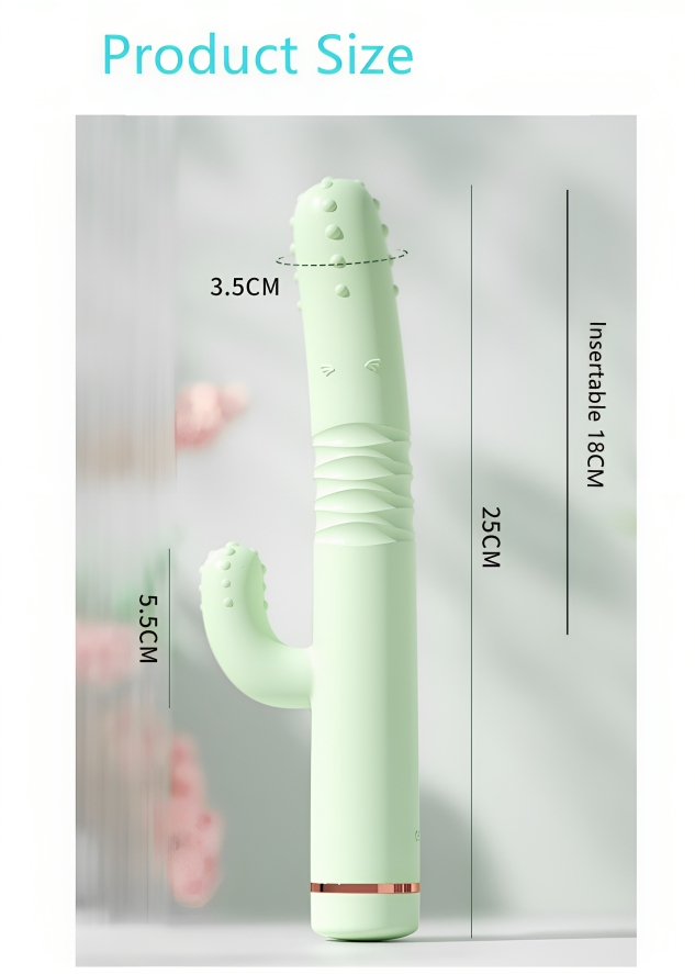 Επαναφορτιζόμενος Διπλός Δονητής για Κολπική & Κλειτοριδική Διέγερση - Με 10 Λειτουργίες Δόνησης - Κάκτος Επαναφορτιζόμενος Διπλός Δονητής για Κολπική & Κλειτοριδική Διέγερση - Με 10 Λειτουργίες Δόνησης - Κάκτος