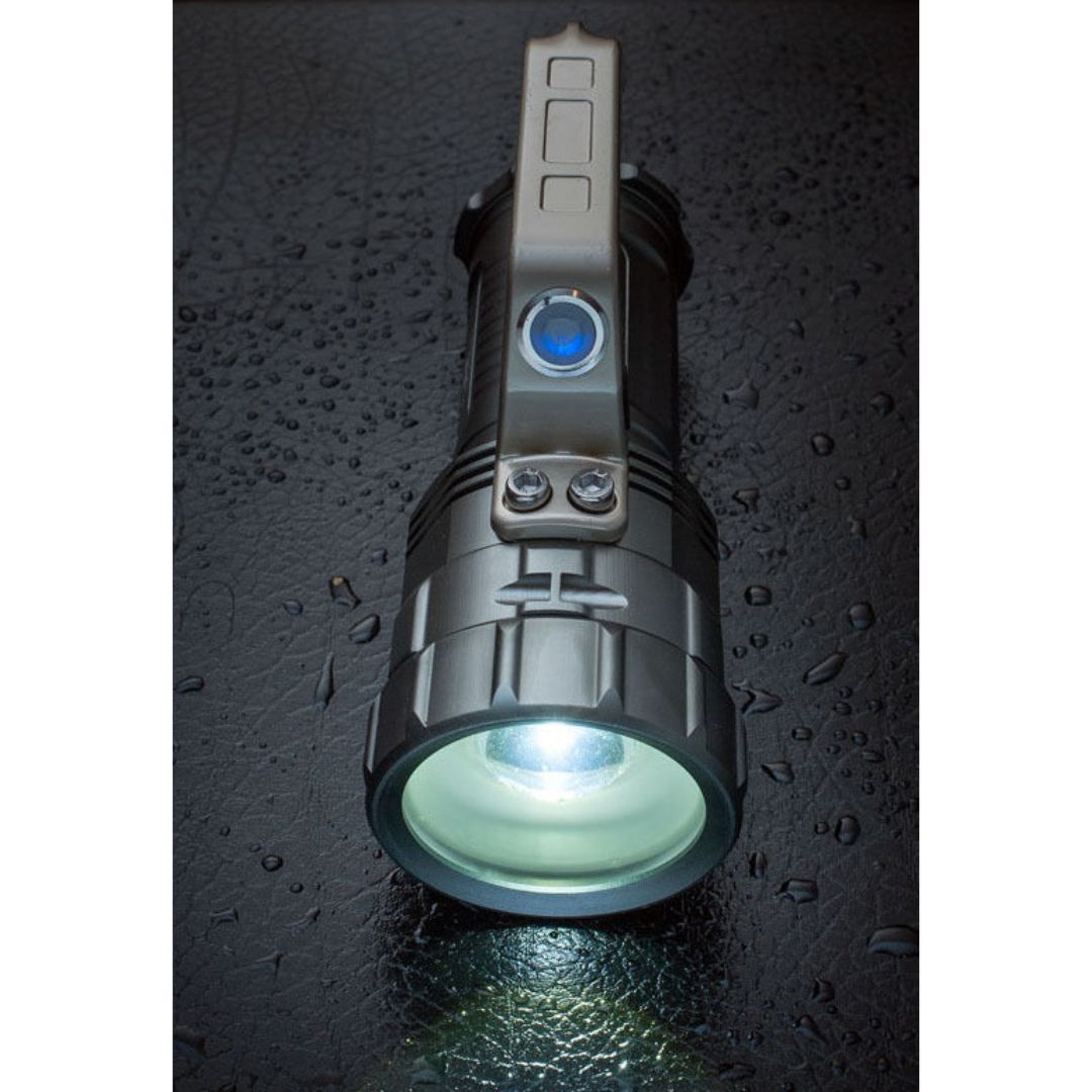 Επαναφορτιζόμενος Φακός LED Αδιάβροχος με Μέγιστη Φωτεινότητα 2000lm Επαναφορτιζόμενος Φακός LED Αδιάβροχος με Μέγιστη Φωτεινότητα 2000lm