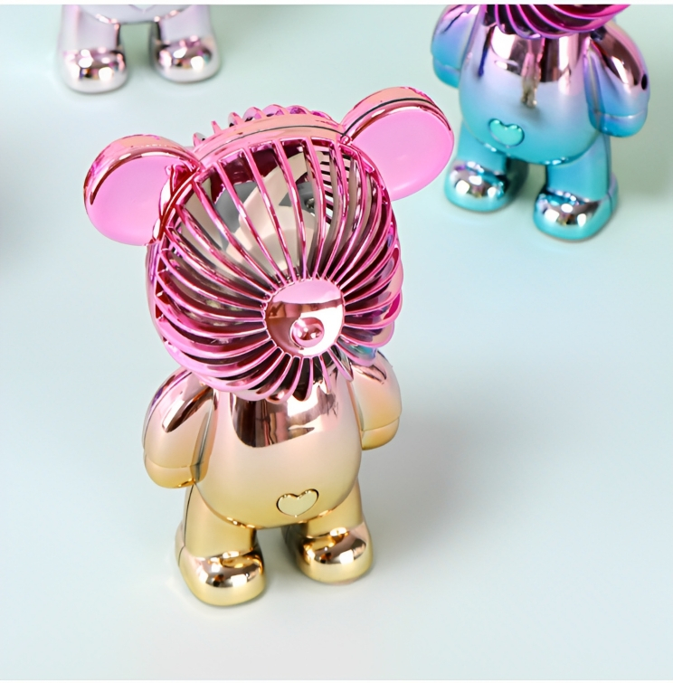 Επαναφορτιζόμενος Μίνι Ανεμιστήρας Αρκουδάκι - Mini Rechargeable USB Handy Fan - 4 Γυαλιστερά Χρώματα Επαναφορτιζόμενος Μίνι Ανεμιστήρας Αρκουδάκι - Mini Rechargeable USB Handy Fan - 4 Γυαλιστερά Χρώματα