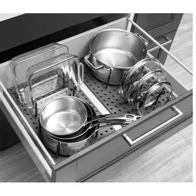 Επεκτεινόμενη Βάση Οργάνωσης Συρταριών για Πιάτα - 45x15x10cm Επεκτεινόμενη Βάση Οργάνωσης Συρταριών για Πιάτα - 45x15x10cm