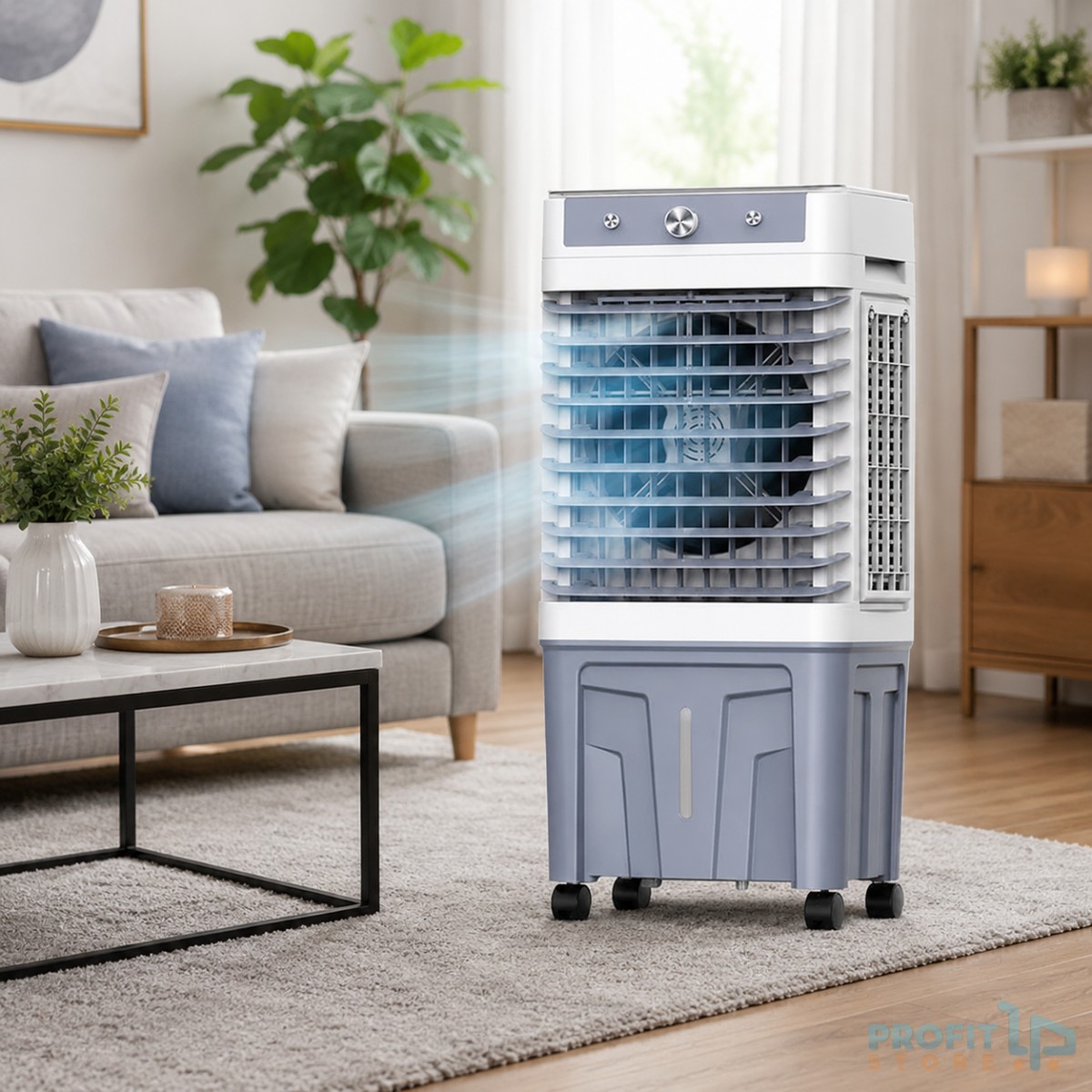 Επιδαπέδιο Air Cooler 25L-50L με Ρυθμιζόμενη Ταχύτητα Ανέμου και Τηλεχειριστήριο – Αποδοτική Λύση για Κάθε Χώρο Επιδαπέδιο Air Cooler 25L-50L με Ρυθμιζόμενη Ταχύτητα Ανέμου και Τηλεχειριστήριο – Αποδοτική Λύση για Κάθε Χώρο