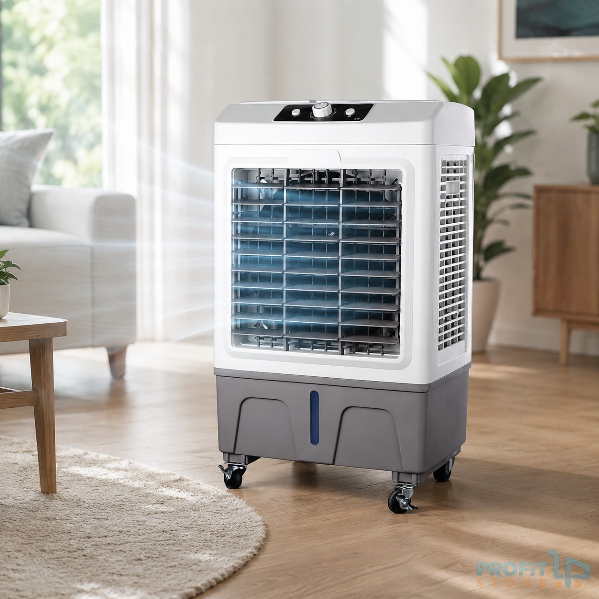 Επιδαπέδιο Air Cooler 5000 – Ισχυρή Δροσιά με Δεξαμενή 40L και 3 Ταχύτητες Επιδαπέδιο Air Cooler 5000 – Ισχυρή Δροσιά με Δεξαμενή 40L και 3 Ταχύτητες