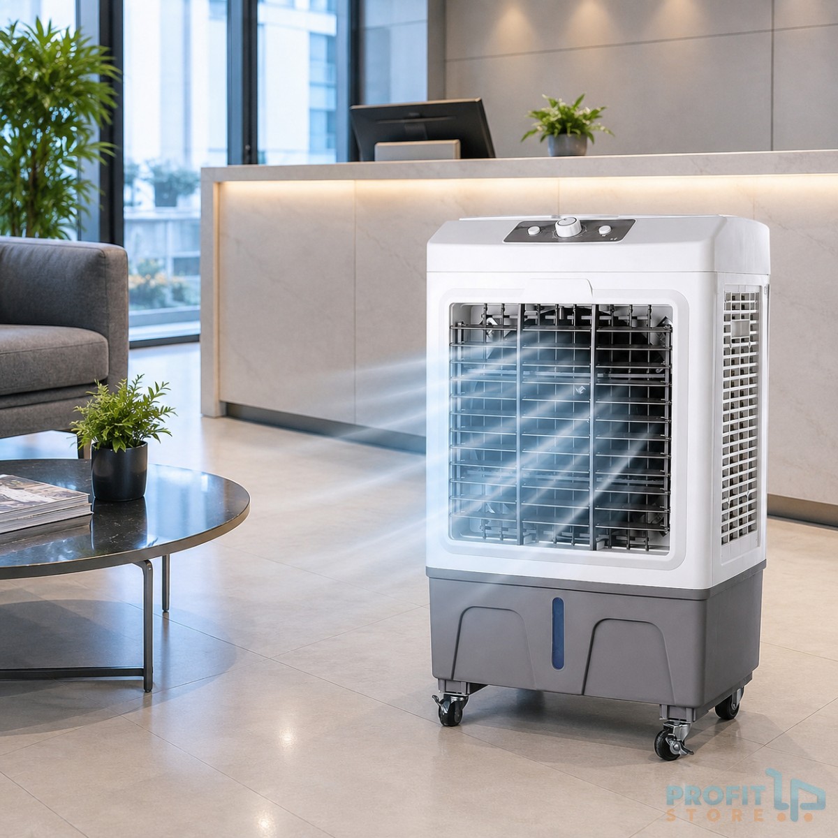 Επιδαπέδιο Air Cooler 5000 – Ισχυρή Δροσιά με Δεξαμενή 40L και 3 Ταχύτητες Επιδαπέδιο Air Cooler 5000 – Ισχυρή Δροσιά με Δεξαμενή 40L και 3 Ταχύτητες