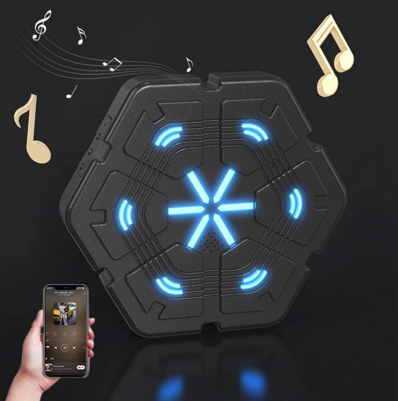 Επιτοίχια Συσκευή Προπόνησης Πυγμαχίας με Bluetooth, Smart Music Boxing Machine Επιτοίχια Συσκευή Προπόνησης Πυγμαχίας με Bluetooth, Smart Music Boxing Machine