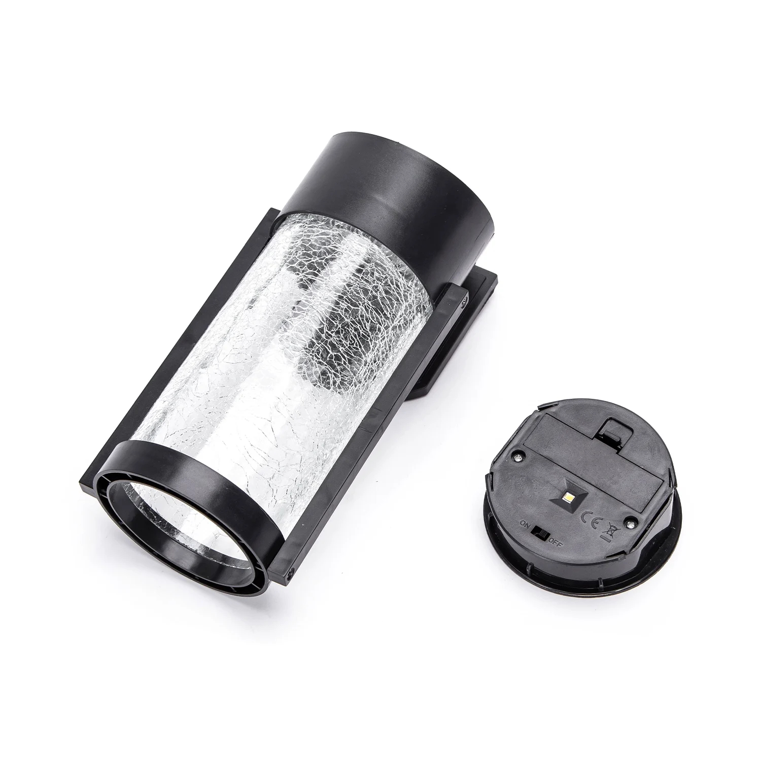 Επιτοίχιο LED Ηλιακό Φωτιστικό με RGB Φωτισμό & Προστασία IP44 10 x 9.7 x 20.3 cm Επιτοίχιο LED Ηλιακό Φωτιστικό με RGB Φωτισμό & Προστασία IP44 10 x 9.7 x 20.3 cm