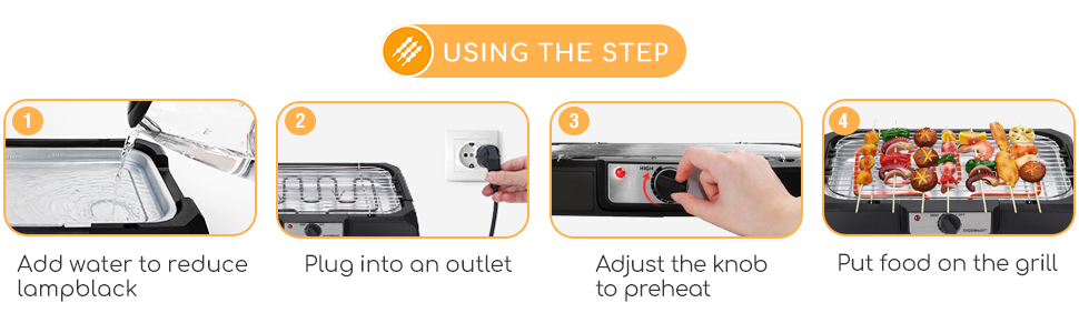 Επιτραπέζια Ηλεκτρική Ψησταριά BBQ 2000W - Με Δοχείο Νερού 1,5L για Ψήσιμο Χωρίς Καπνό - AIGOSTAR Επιτραπέζια Ηλεκτρική Ψησταριά BBQ 2000W - Με Δοχείο Νερού 1,5L για Ψήσιμο Χωρίς Καπνό - AIGOSTAR