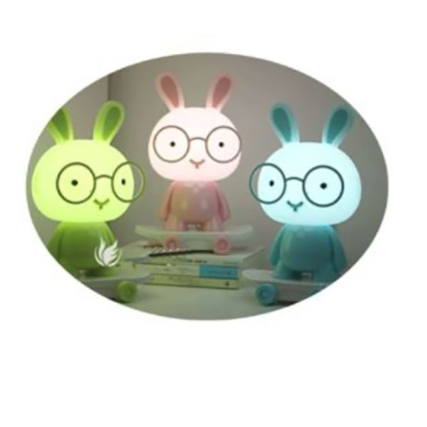 Επιτραπέζιο Παιδικό Πορτατίφ Λαγουδάκι με Πατίνι 28cm Ροζ Επιτραπέζιο Παιδικό Πορτατίφ Λαγουδάκι με Πατίνι 28cm Ροζ