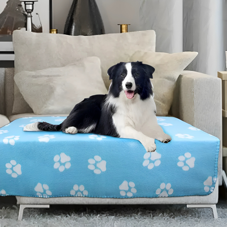 Fleece Κουβέρτα Κατοικιδίου με Πατουσάκια - 50x70cm Fleece Κουβέρτα Κατοικιδίου με Πατουσάκια - 50x70cm